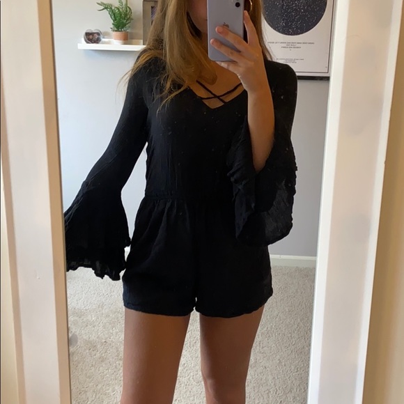 Hollister Other - Hollister Long-Sleeve Romper